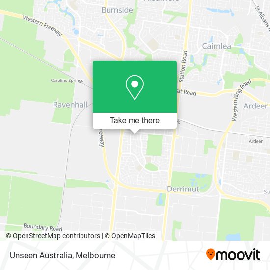 Unseen Australia map