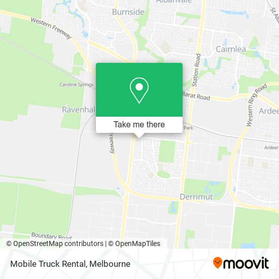 Mobile Truck Rental map