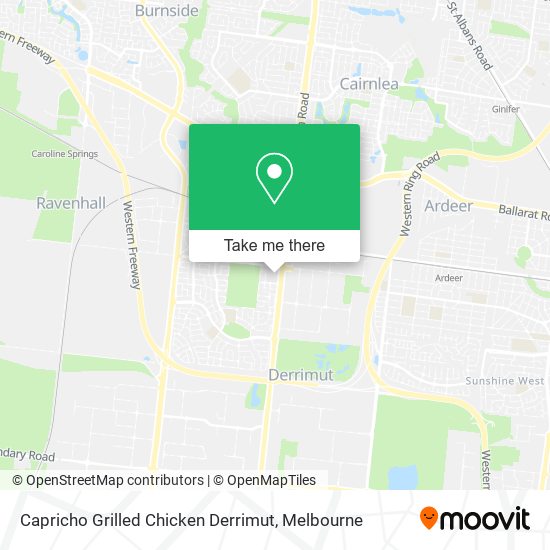 Capricho Grilled Chicken Derrimut map