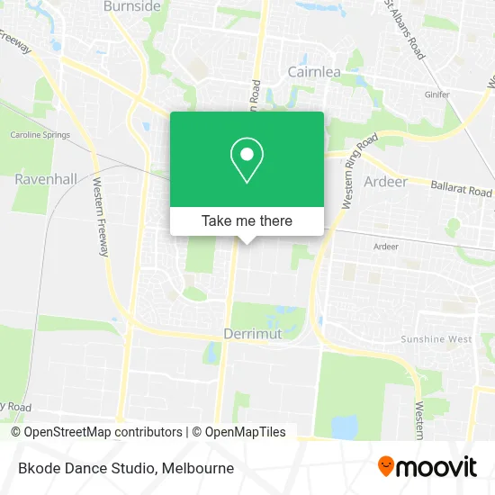 Mapa Bkode Dance Studio