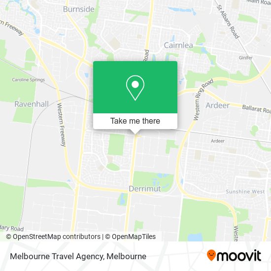 Melbourne Travel Agency map