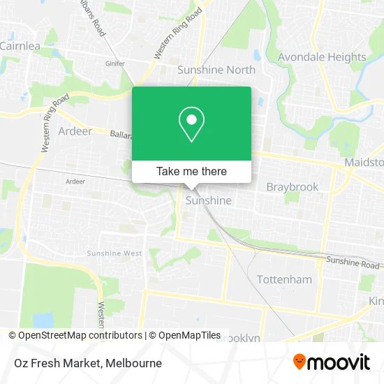 Oz Fresh Market map