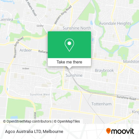 Agco Australia LTD map