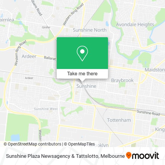 Sunshine Plaza Newsagency & Tattslotto map