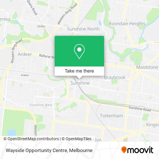 Mapa Wayside Opportunity Centre