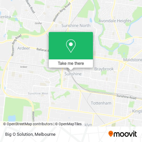 Big O Solution map