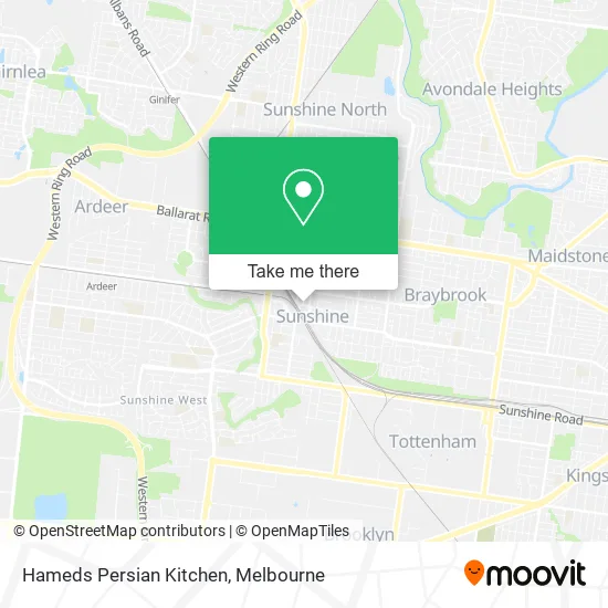 Hameds Persian Kitchen map