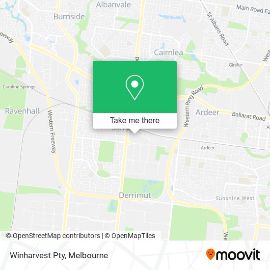 Winharvest Pty map