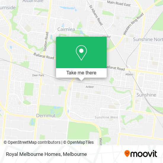 Royal Melbourne Homes map