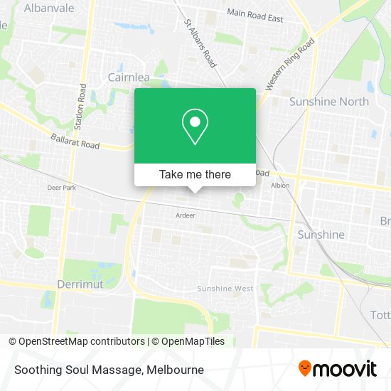 Soothing Soul Massage map