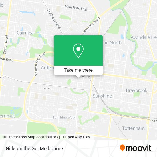 Girls on the Go map