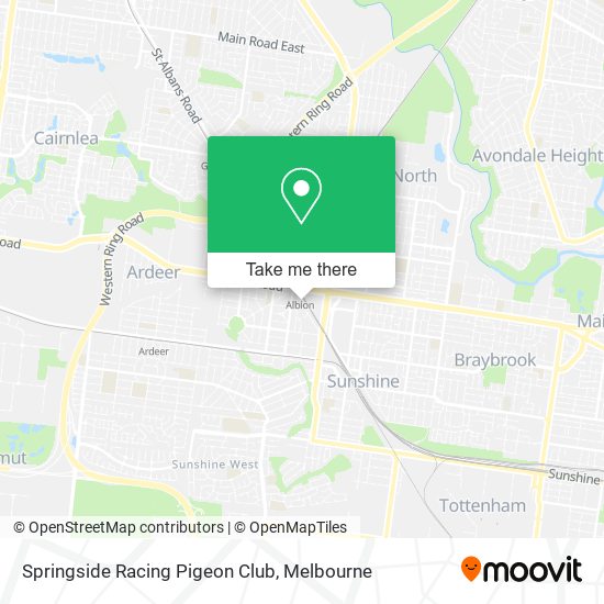 Springside Racing Pigeon Club map