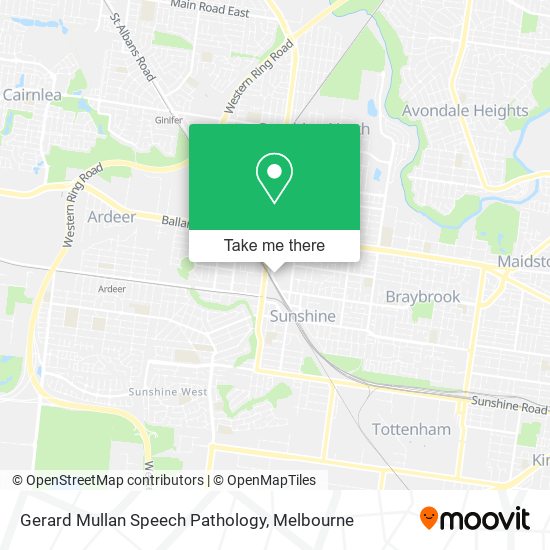 Gerard Mullan Speech Pathology map