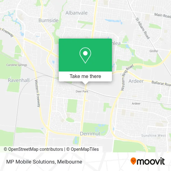 Mapa MP Mobile Solutions