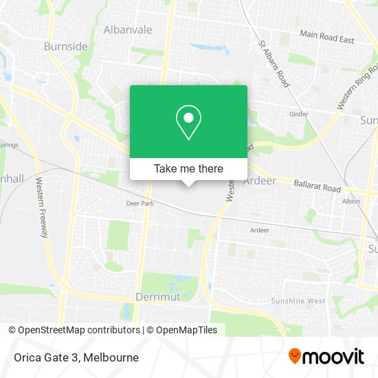 Orica Gate 3 map