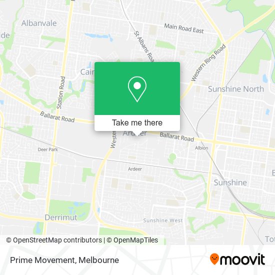 Prime Movement map