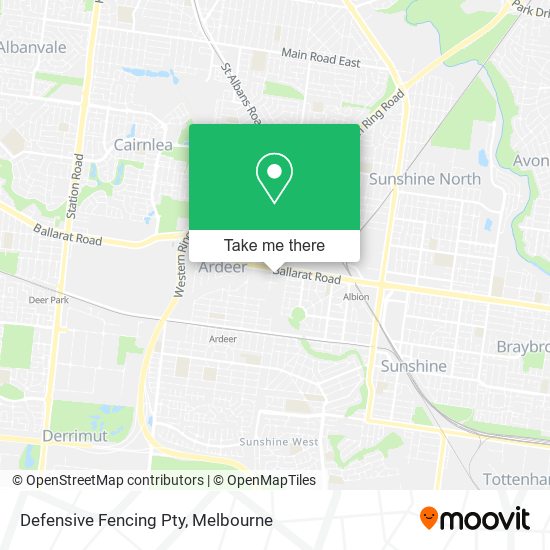 Defensive Fencing Pty map