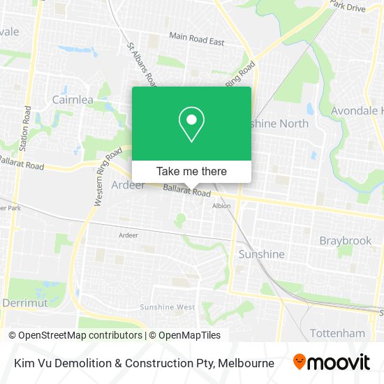 Kim Vu Demolition & Construction Pty map