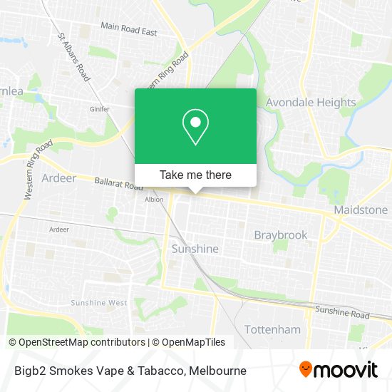 Bigb2 Smokes Vape & Tabacco map