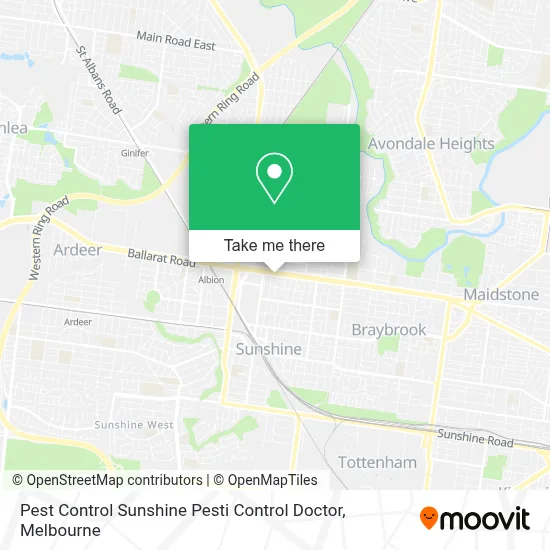 Mapa Pest Control Sunshine Pesti Control Doctor