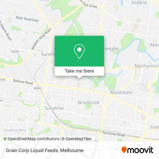 Grain Corp Liquid Feeds map
