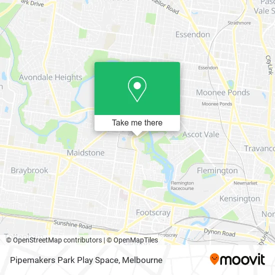 Pipemakers Park Play Space map