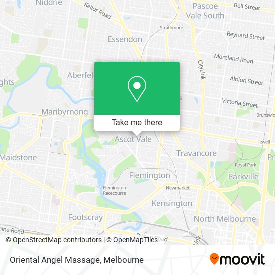 Oriental Angel Massage map