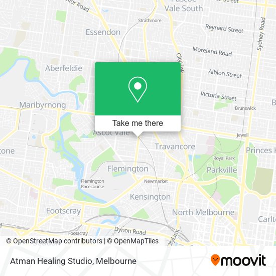 Atman Healing Studio map