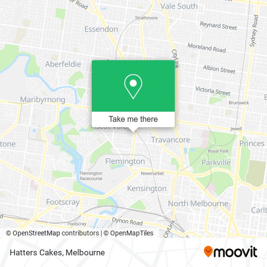 Hatters Cakes map