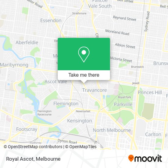 Royal Ascot map