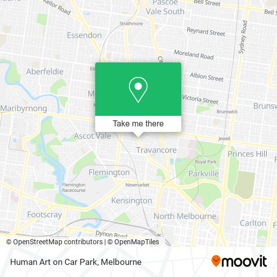 Human Art on Car Park map