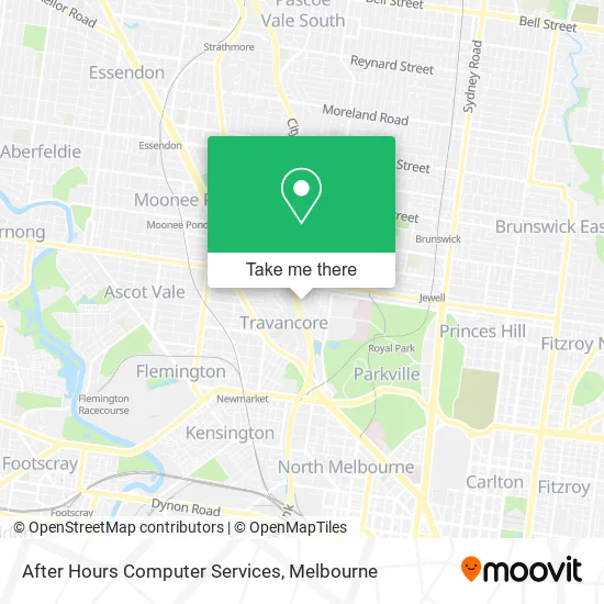 Mapa After Hours Computer Services