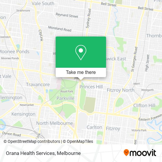 Orana Health Services map