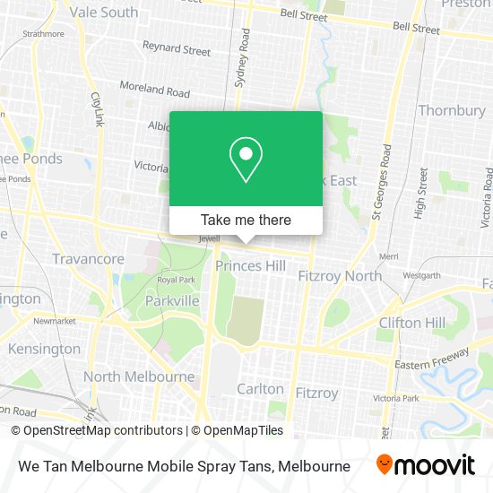 We Tan Melbourne Mobile Spray Tans map