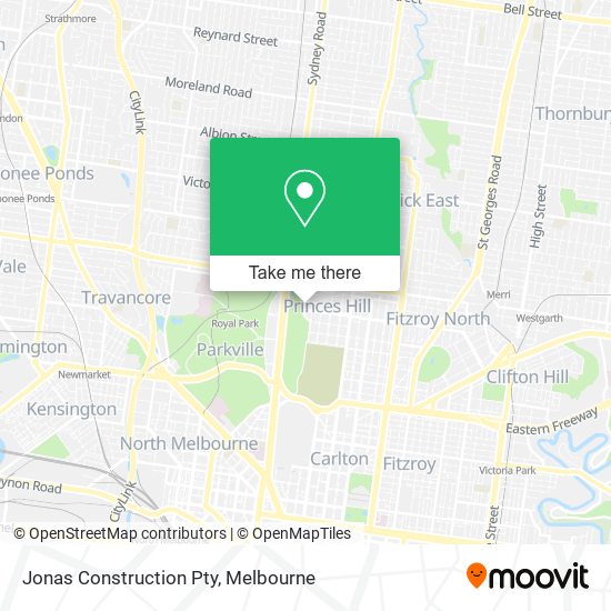 Jonas Construction Pty map