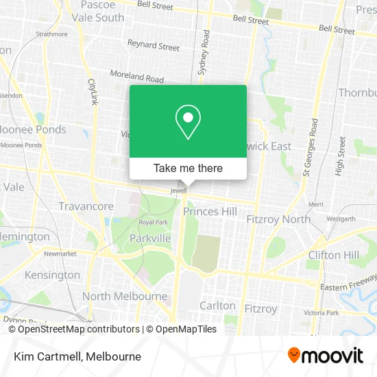 Kim Cartmell map