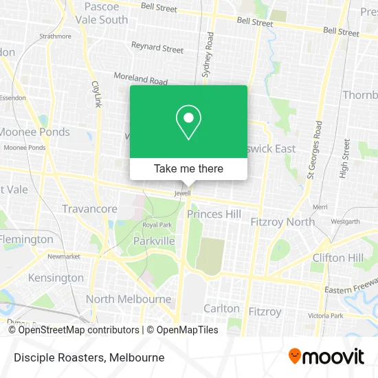 Mapa Disciple Roasters