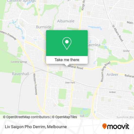 Liv Saigon Pho Derrim map