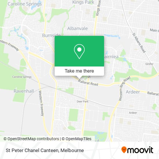St Peter Chanel Canteen map