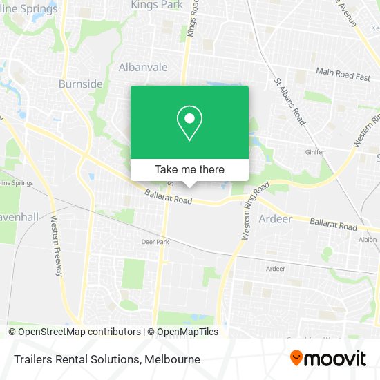 Trailers Rental Solutions map
