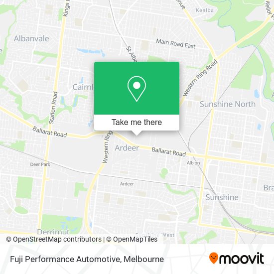 Fuji Performance Automotive map