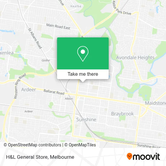 Mapa H&L General Store