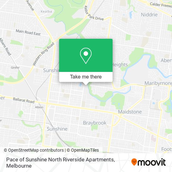 Pace of Sunshine North Riverside Apartments map