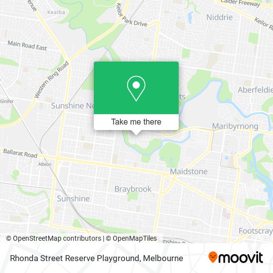 Rhonda Street Reserve Playground map