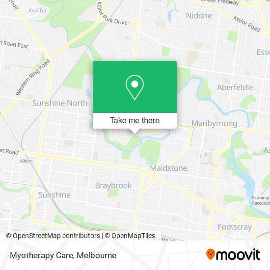 Myotherapy Care map