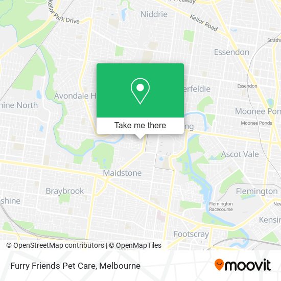 Furry Friends Pet Care map