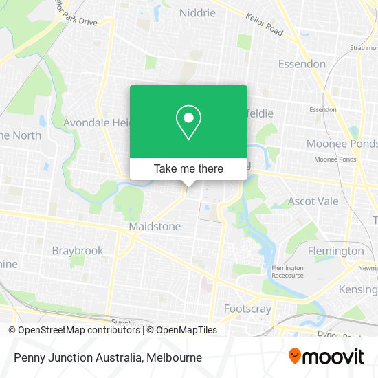 Penny Junction Australia map