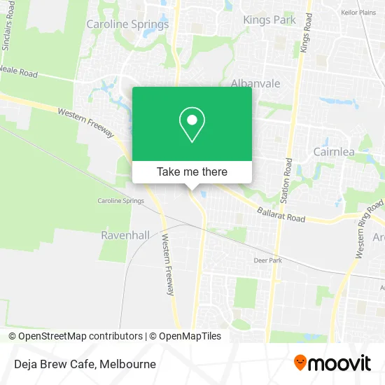 Deja Brew Cafe map