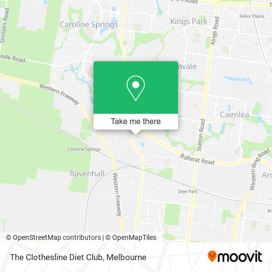 The Clothesline Diet Club map