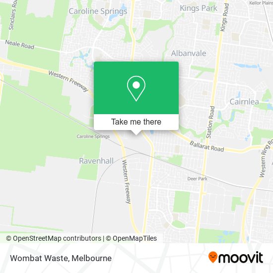 Wombat Waste map